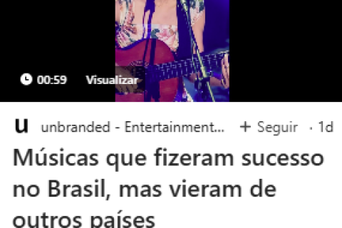 Músicas que fizeram sucesso no Brasil, mas vieram de outros países